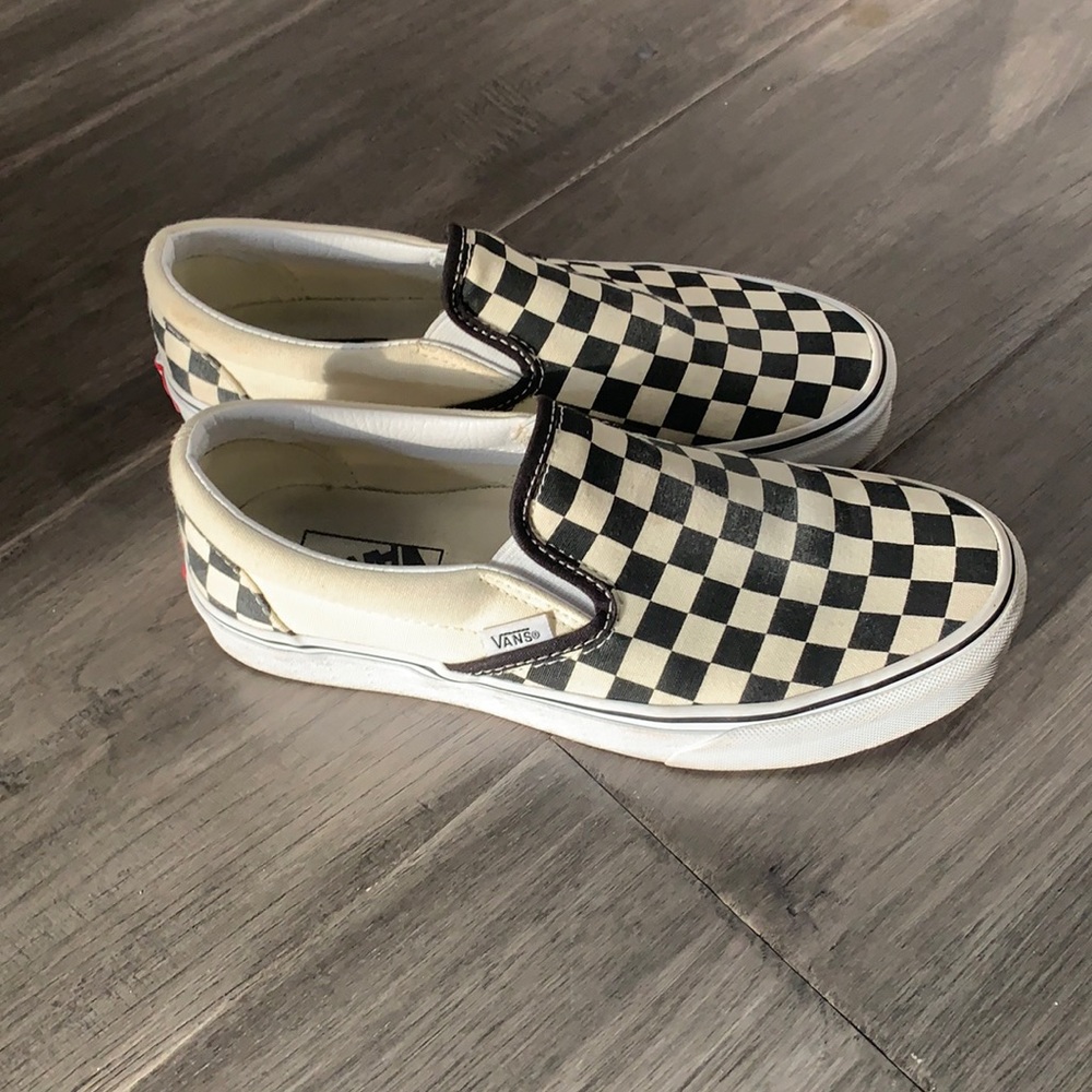 Checkered Vans  size 6.5 men’s 8 women’s